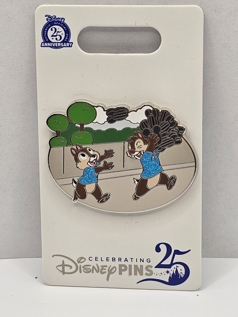 Disney Chip and Dale Pin Trading 25th Anniversary Enamel Pin